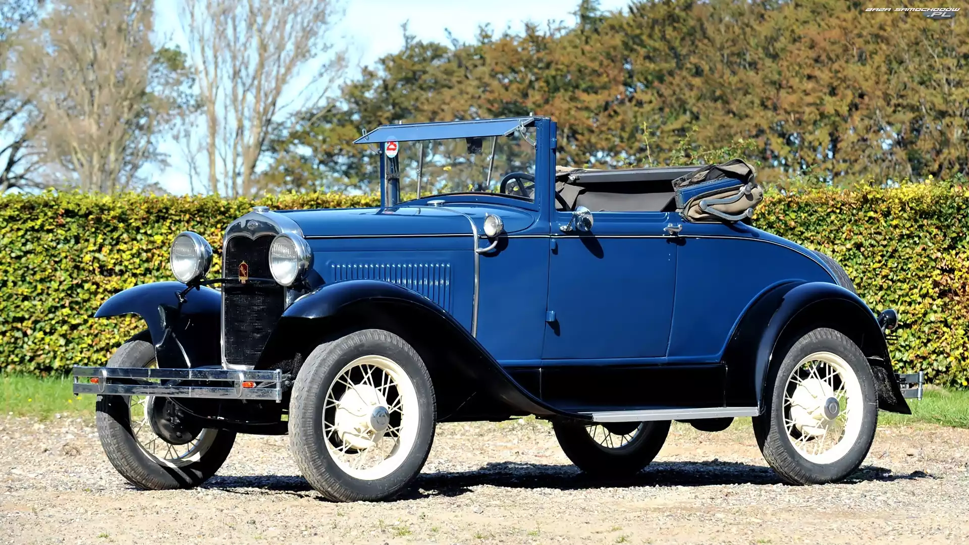 1930, A4 Door, Zabytkowy, Samochód, Ford